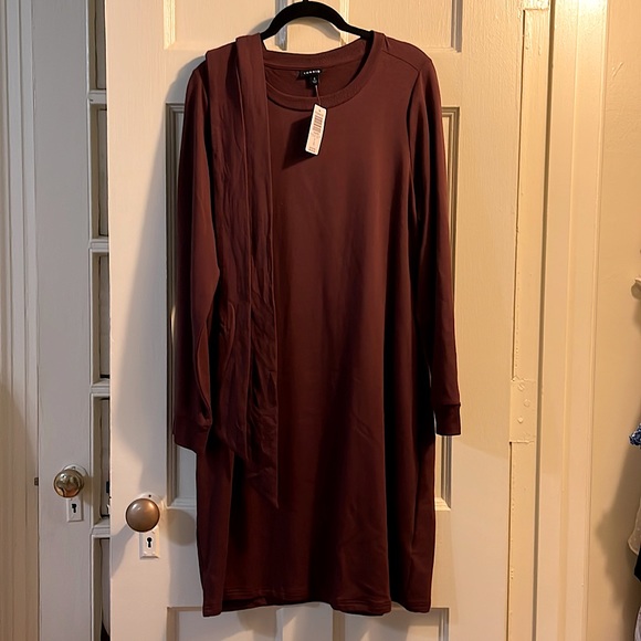 Torrid Mini French Terry Shift Dress NWT Size 0 Large 12 - Picture 2 of 5